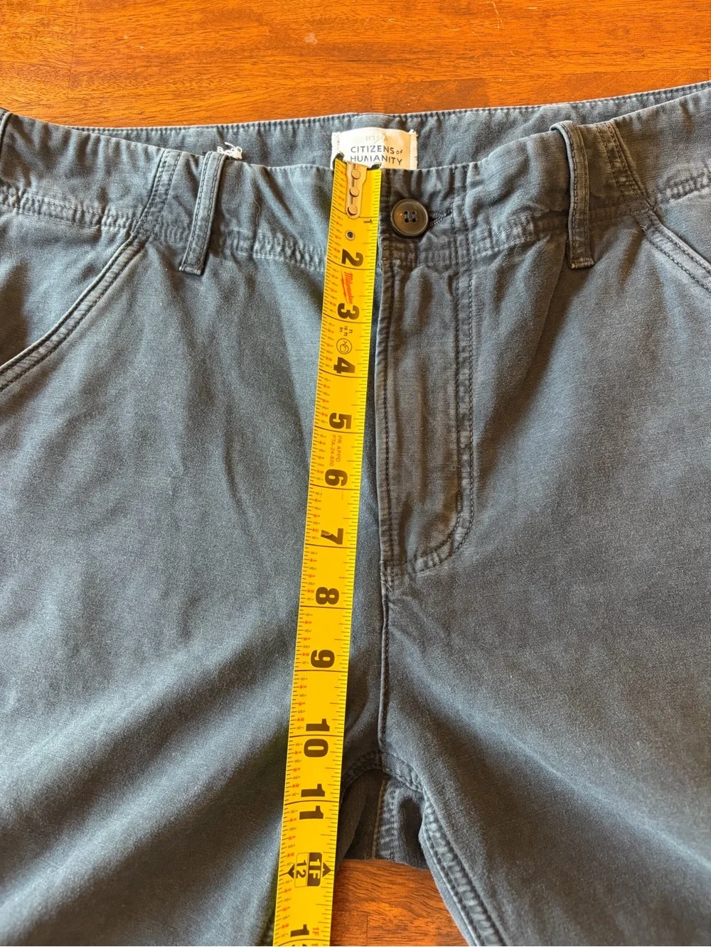NWT Citizens of Humanity Carter Utility Pant Washed Black Sz 29 $238